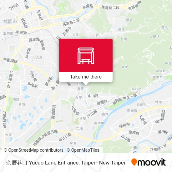 余厝巷口 Yucuo Lane Entrance map