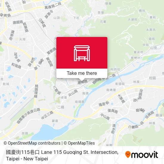 國慶街115巷口 Lane 115 Guoqing St. Intersection地圖
