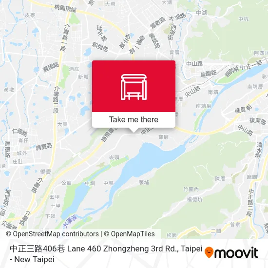 中正三路406巷 Lane 460 Zhongzheng 3rd Rd. map
