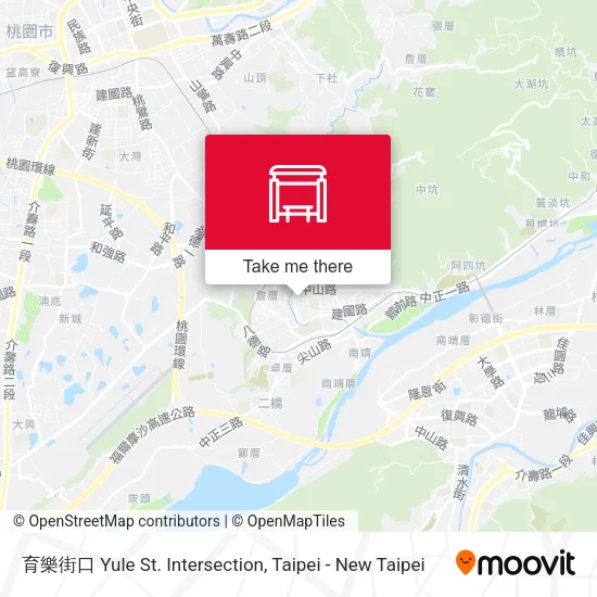 育樂街口 Yule St. Intersection map