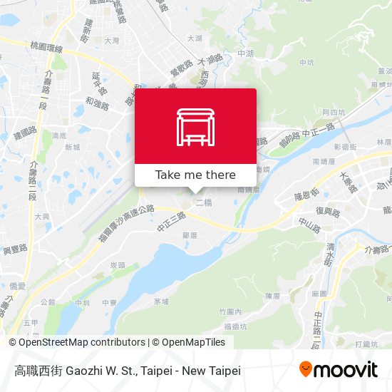 高職西街 Gaozhi W. St. map