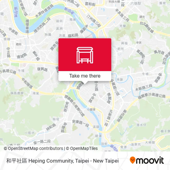 和平社區 Heping Community map