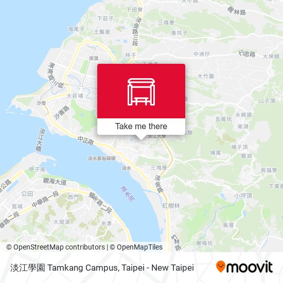 淡江學園 Tamkang Campus map