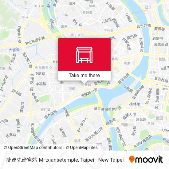 捷運先嗇宮站 Mrtxiansetemple map