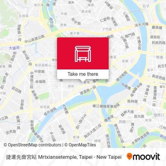 捷運先嗇宮站 Mrtxiansetemple地圖