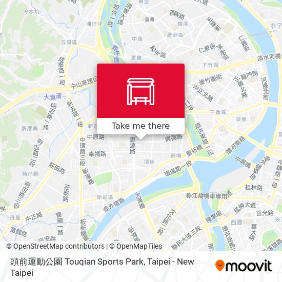 頭前運動公園 Touqian Sports Park map