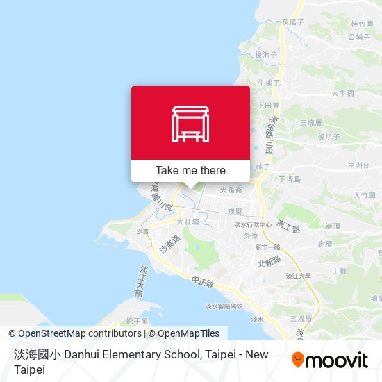 淡海國小 Danhui Elementary School地圖