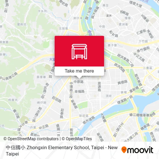 中信國小 Zhongxin Elementary School map