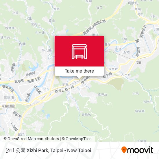汐止公園 Xizhi Park地圖