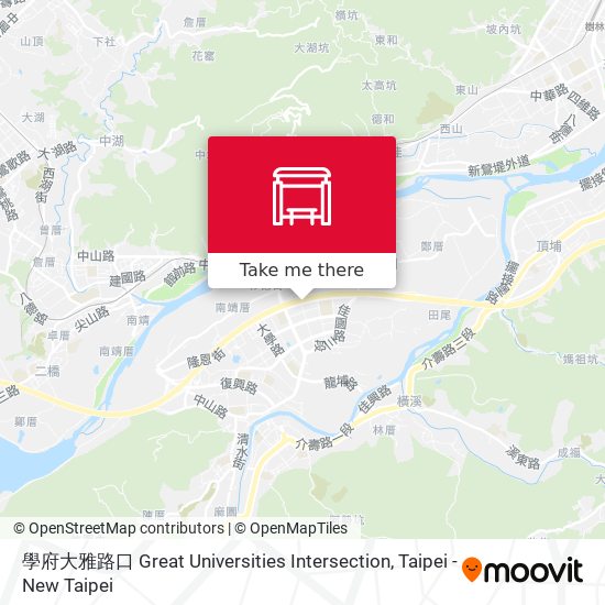 學府大雅路口 Great Universities Intersection map