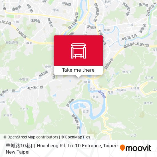 華城路10巷口 Huacheng Rd. Ln. 10 Entrance map