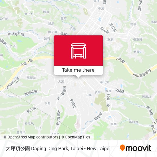 大坪頂公園 Daping Ding Park map