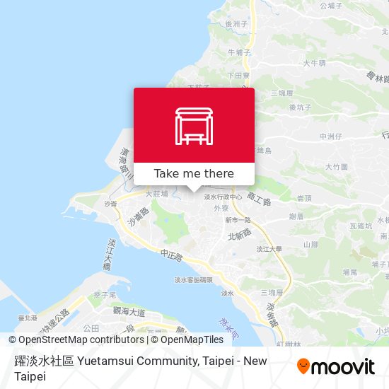 躍淡水社區 Yuetamsui Community map