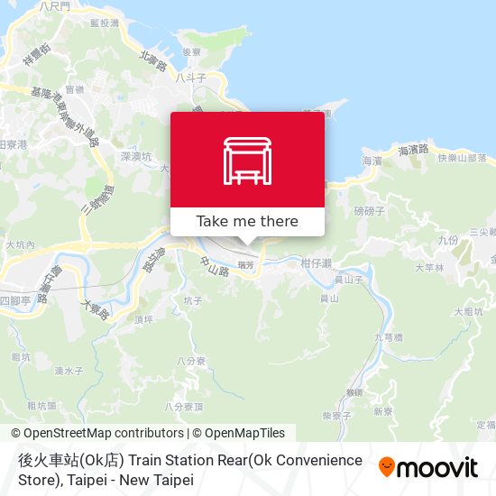 後火車站(Ok店) Train Station Rear(Ok Convenience Store)地圖