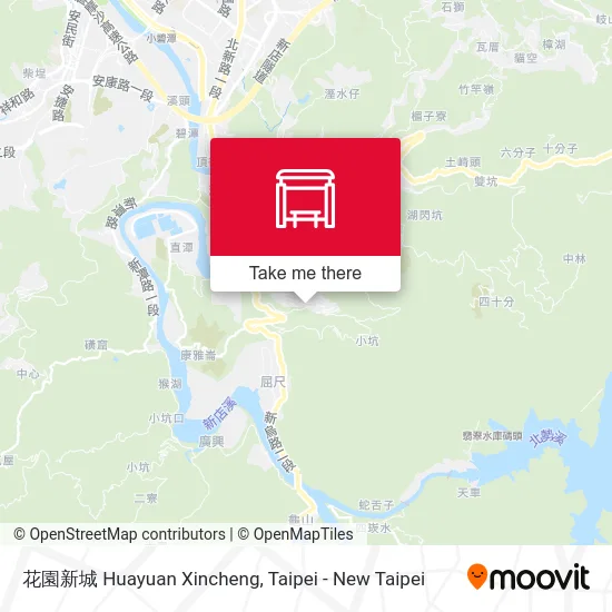 花園新城 Huayuan Xincheng map