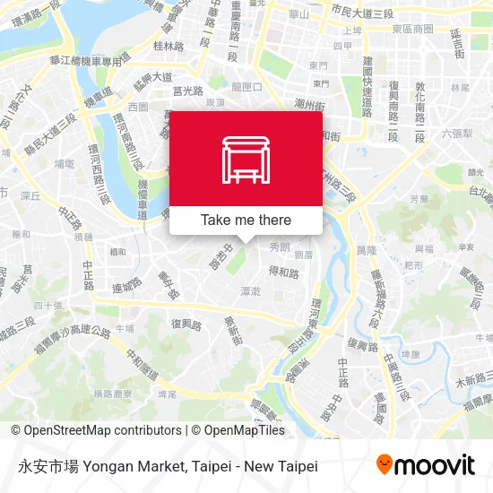 永安市場 Yongan Market map