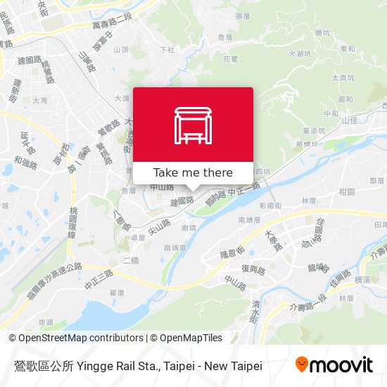 鶯歌區公所 Yingge Rail Sta. map