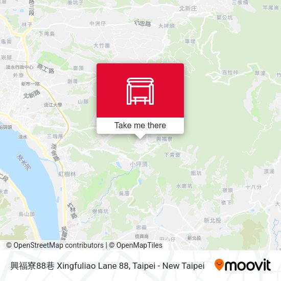 興福寮88巷 Xingfuliao Lane 88地圖