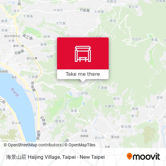 海景山莊 Haijing Village map