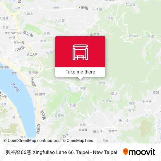 興福寮66巷 Xingfuliao Lane 66 map