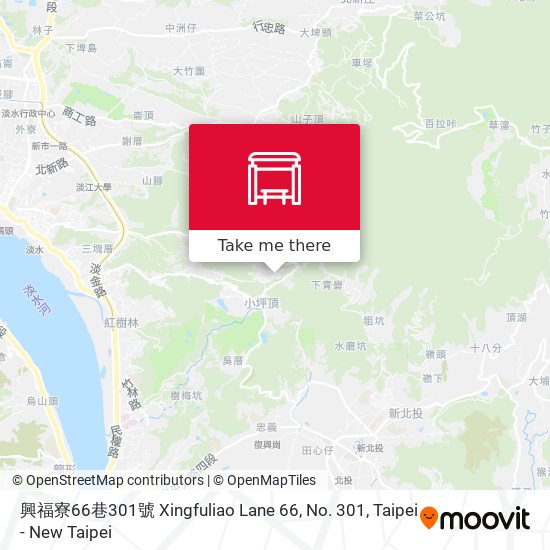 興福寮66巷301號 Xingfuliao Lane 66, No. 301地圖