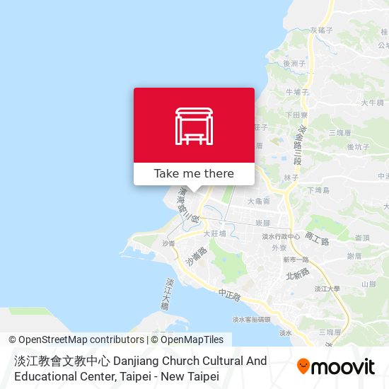 淡江教會文教中心 Danjiang Church Cultural And Educational Center地圖