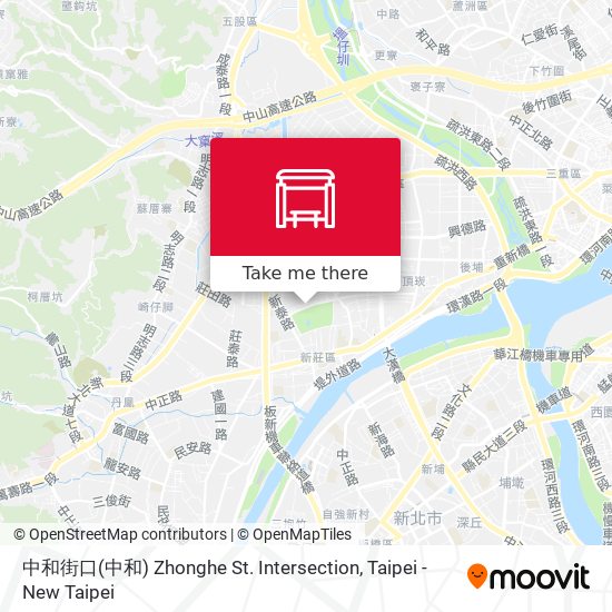 中和街口(中和) Zhonghe St. Intersection map
