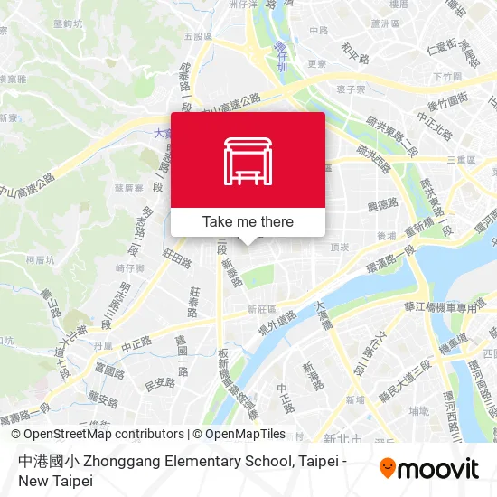 中港國小 Zhonggang Elementary School map
