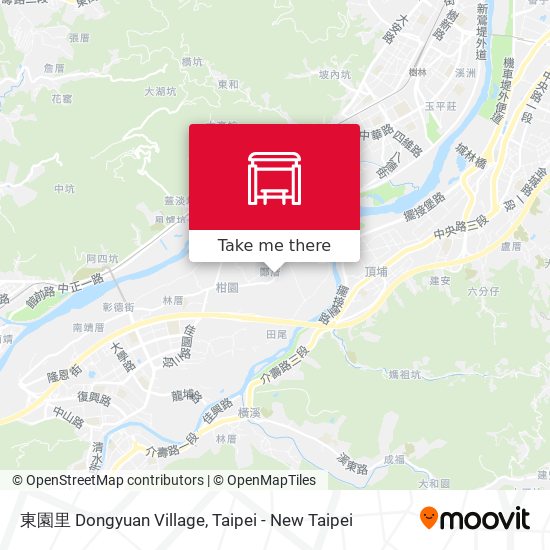 東園里 Dongyuan Village map