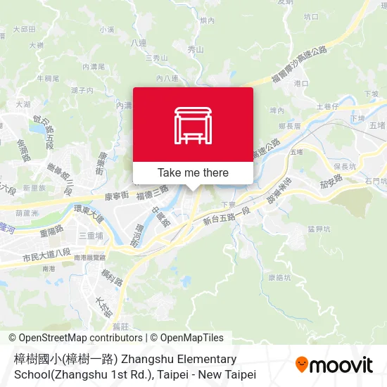 樟樹國小(樟樹一路) Zhangshu Elementary School(Zhangshu 1st Rd.) map