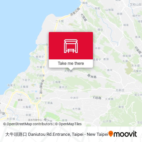 大牛頭路口 Daniutou Rd.Entrance map