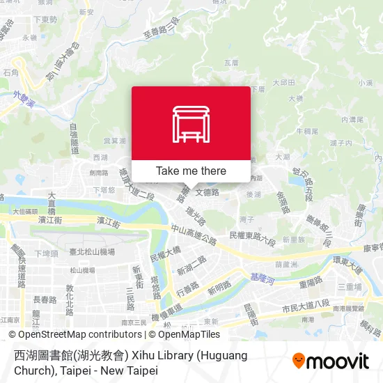 西湖圖書館(湖光教會) Xihu Library (Huguang Church) map