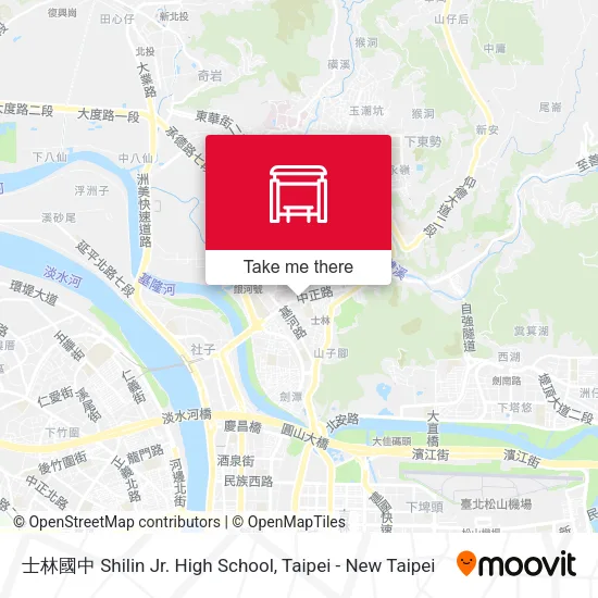 士林國中 Shilin Jr. High School map
