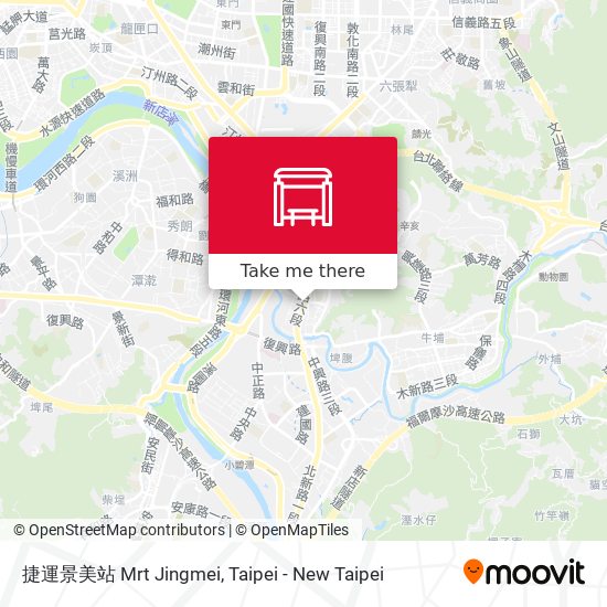 捷運景美站 Mrt Jingmei map