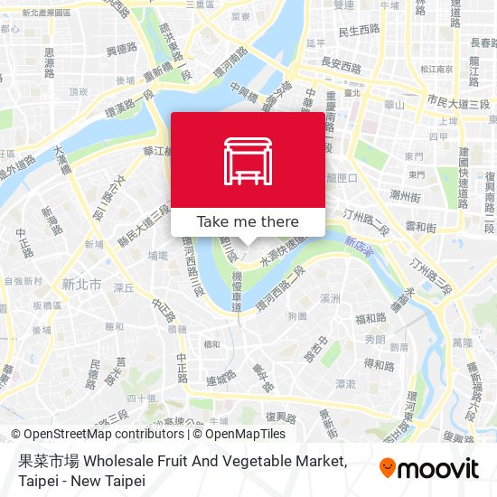 果菜市場 Wholesale Fruit And Vegetable Market map