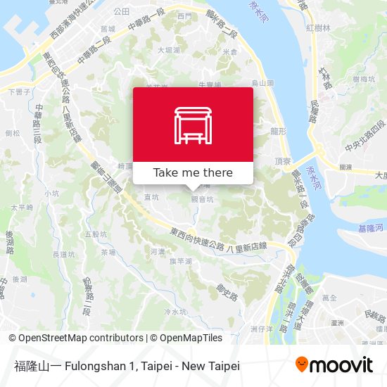 福隆山一 Fulongshan 1 map