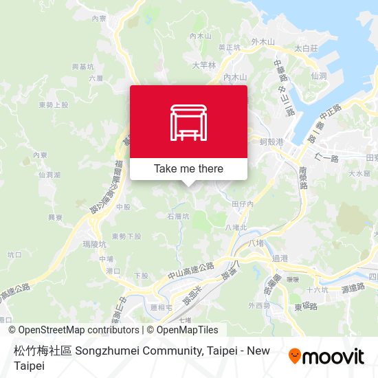 松竹梅社區 Songzhumei Community map