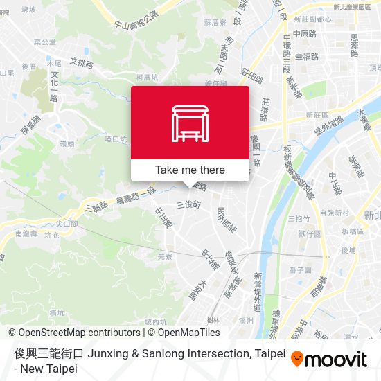 俊興三龍街口 Junxing & Sanlong Intersection map