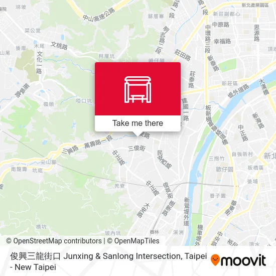 俊興三龍街口 Junxing & Sanlong Intersection地圖