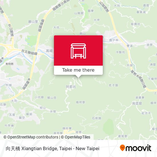 向天橋 Xiangtian Bridge map