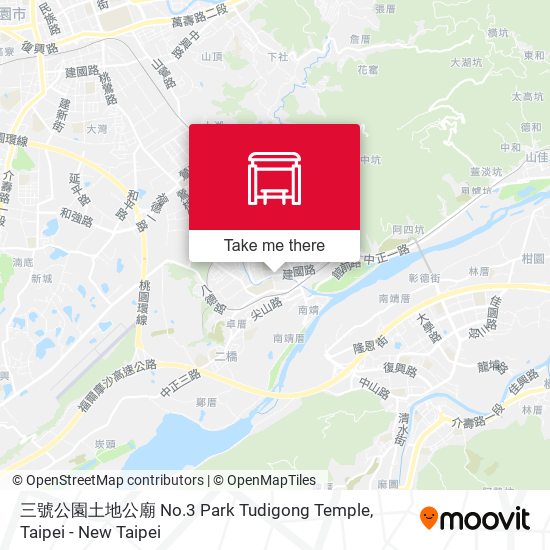 三號公園土地公廟 No.3 Park Tudigong Temple地圖