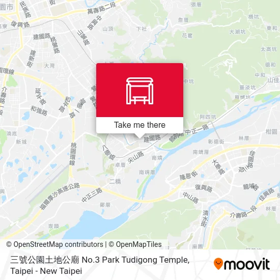 三號公園土地公廟 No.3 Park Tudigong Temple map