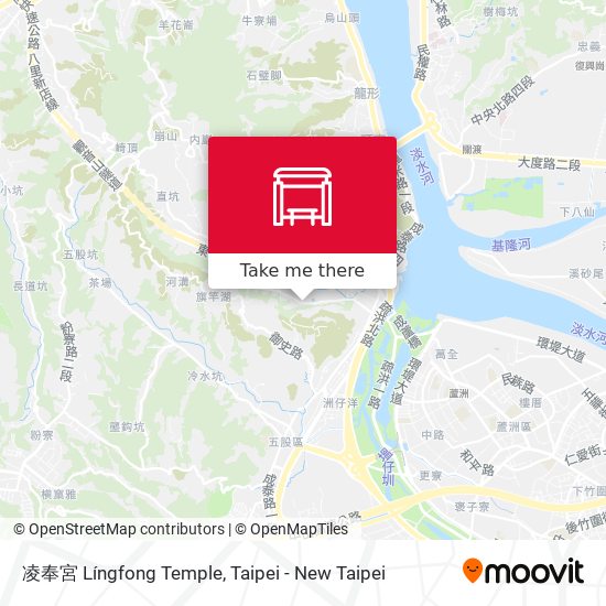 凌奉宮 Língfong Temple地圖