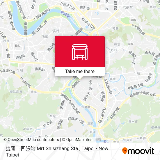 捷運十四張站 Mrt Shisizhang Sta.地圖