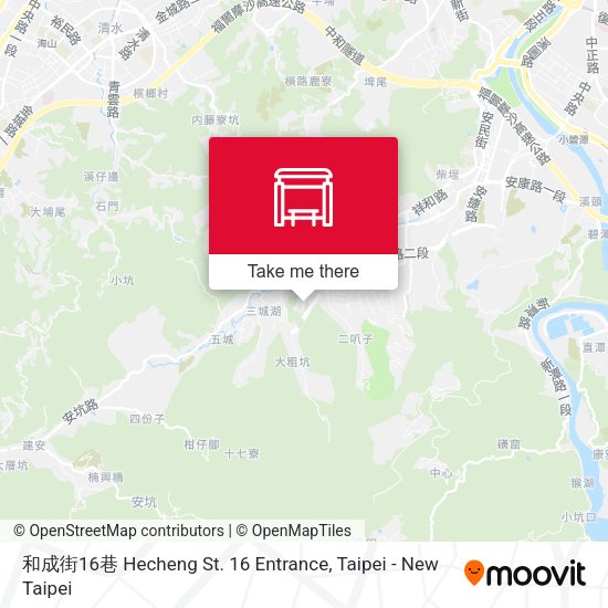 和成街16巷 Hecheng St. 16 Entrance map