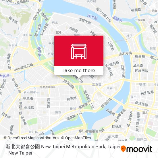 新北大都會公園 New Taipei Metropolitan Park map
