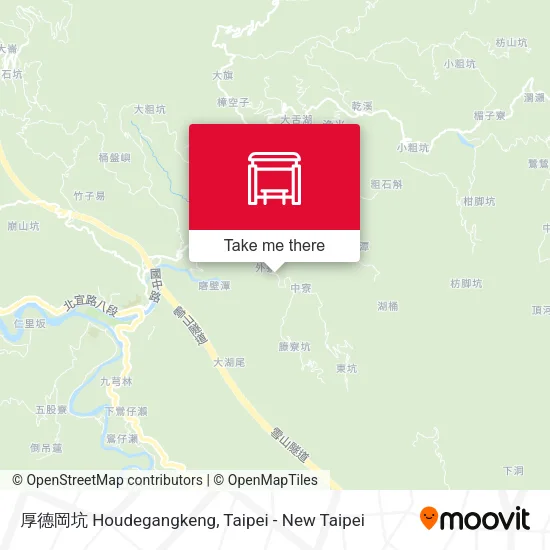 厚德岡坑 Houdegangkeng map