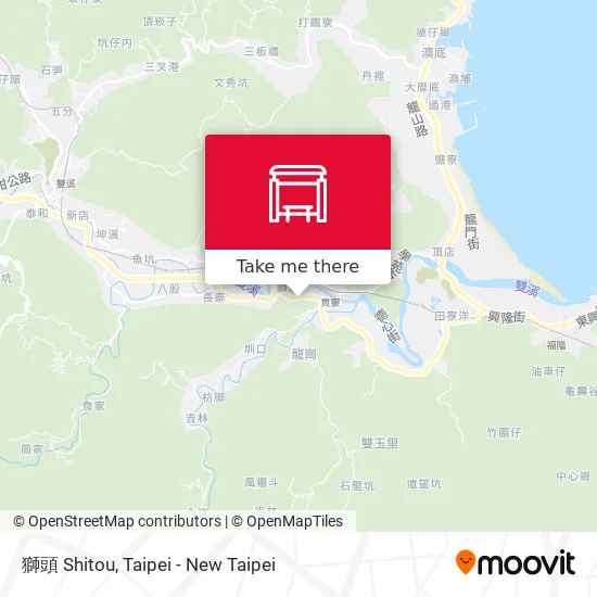 獅頭 Shitou map