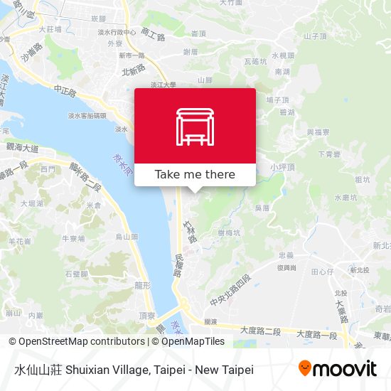 水仙山莊 Shuixian Village地圖