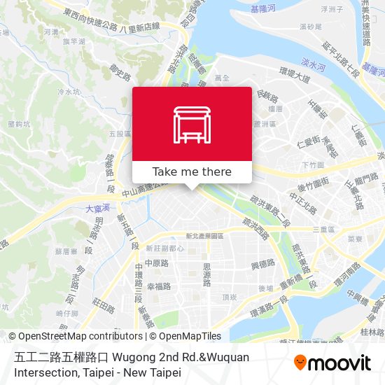 五工二路五權路口 Wugong 2nd Rd.&Wuquan Intersection map